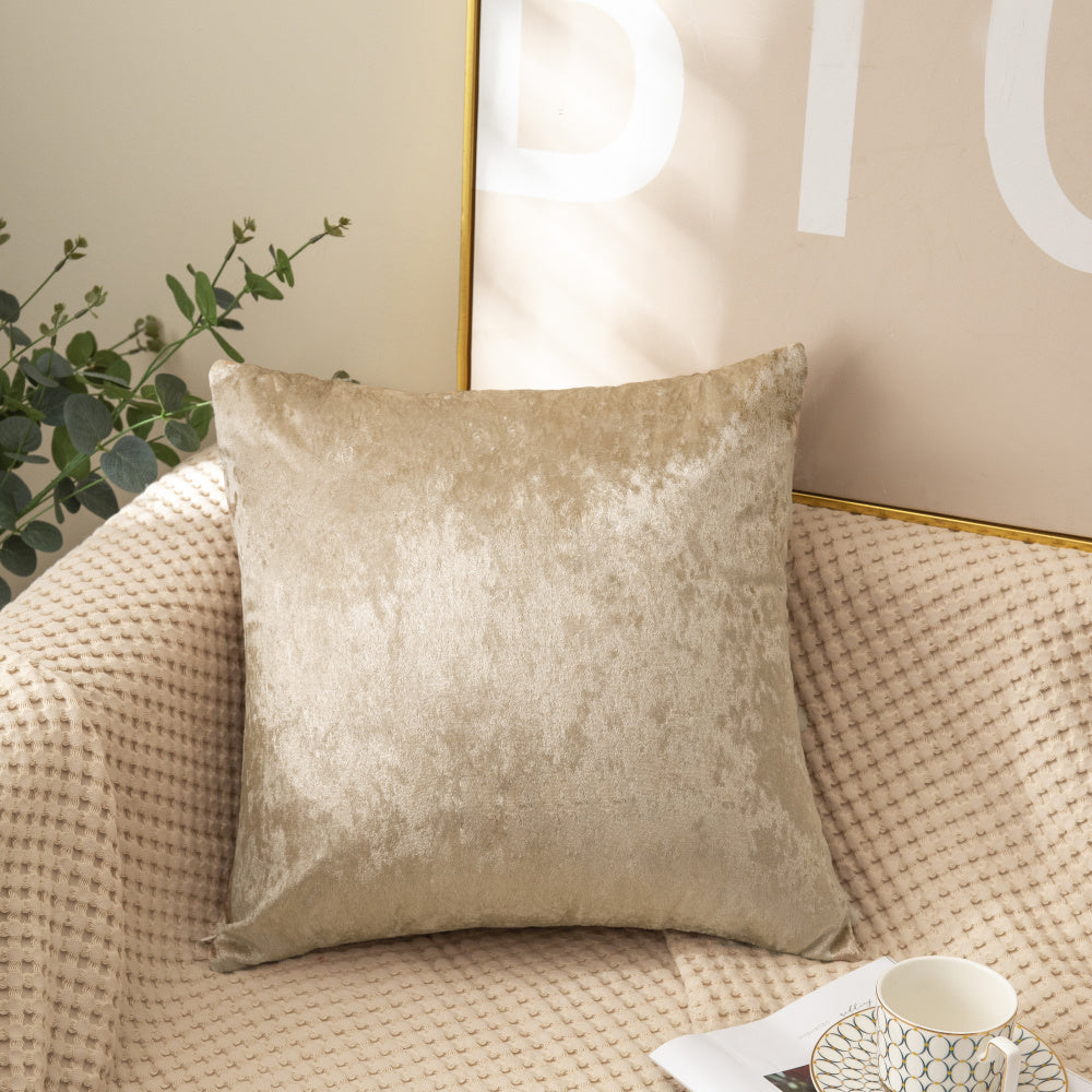 Set of 2  Velvet Home Decoration Throw Pillows (With or Without Inserts) size 18"x18'