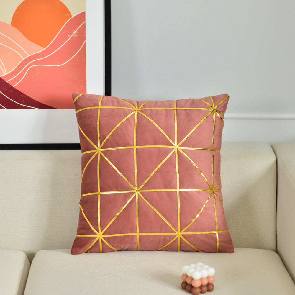 Square Fabric Decorative Throw  Pillow cover and 450g insert size 18"x18"