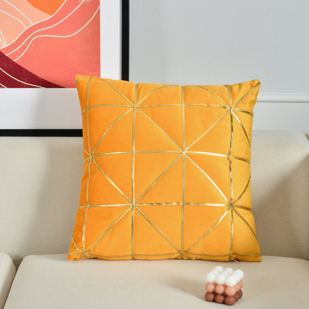 Square Fabric Decorative Throw  Pillow cover and 450g insert size 18"x18"