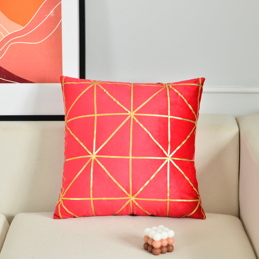 Square Fabric Decorative Throw  Pillow cover and 450g insert size 18"x18"