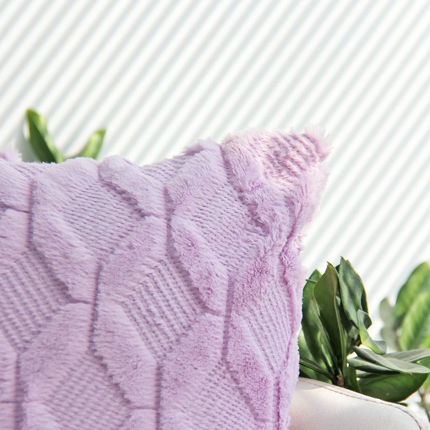 Diamond shaped Plush Throw Pillow (With Insert) size 18"x18"