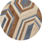 MISSONI – Abstract Patterned Bedroom Cowhide Rug