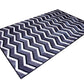 MULTI HERRINGBONE – Chevron Patchwork Cowhide Rug
