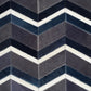 MULTI HERRINGBONE – Chevron Patchwork Cowhide Rug