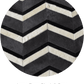 MULTI HERRINGBONE – Chevron Patchwork Cowhide Rug