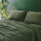 Sateen Organic Cotton Duvet Cover Set + Shams