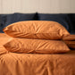Sateen Organic Cotton Duvet Cover Set + Shams
