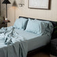 Crinkle Percale Organic Cotton Sheet Set + Pillowcases