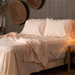 Crinkle Percale Organic Cotton Sheet Set + Pillowcases (Final Sale)