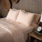 Crinkle Percale Organic Cotton Duvet Cover Set + Shams