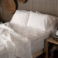 Crinkle Percale Organic Cotton Sheet Set + Pillowcases