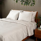 Sateen Organic Cotton Duvet Cover Set + Shams