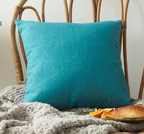 ok IN2xP4 P5 Set of 2 Solid Color Outdoor Waterproof Throw Pillow covers AND Inserts  Square 18"x18" or Rectangle 12"x20"