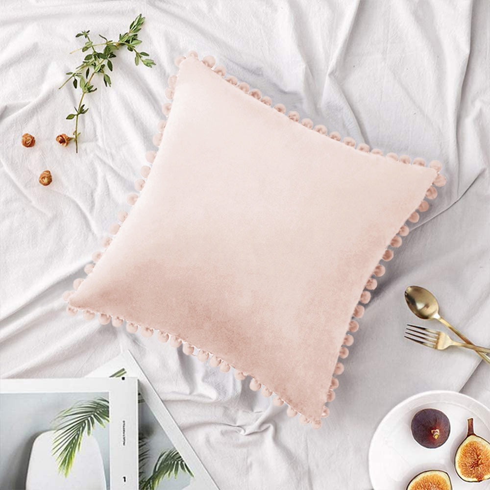 Square Velvet Throw Pillow cover and 580g Insert size 20"x20"