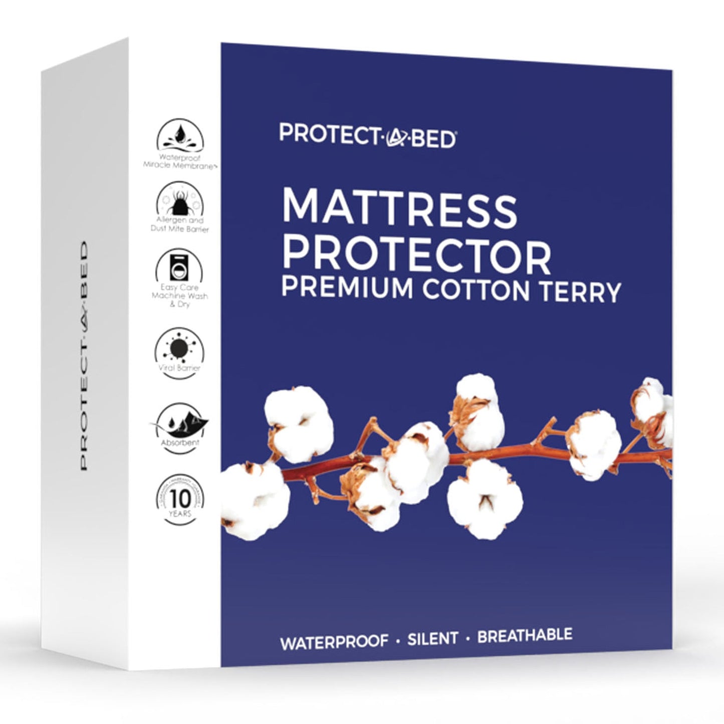 Premium Cotton Terry Mattress Protector