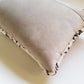 Shearling Leopard Square Pillow