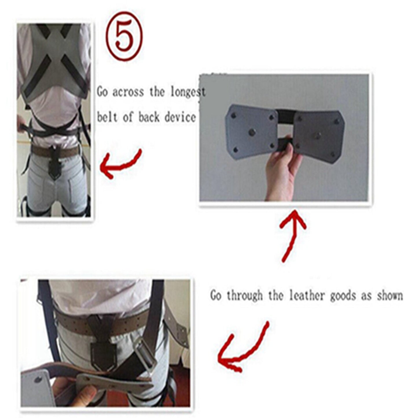 Attack on titan cosplay costume shingeki no kyojin recon corps mikasa ackerman harness belt hook