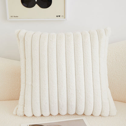 Polyester Blend Super Soft Throw Square Pillow Cover AND 450g Insert Reversible sides size 18"x18"