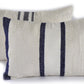 Silk Striped Rustic Pillow