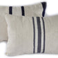Central Striped Silk Pillow