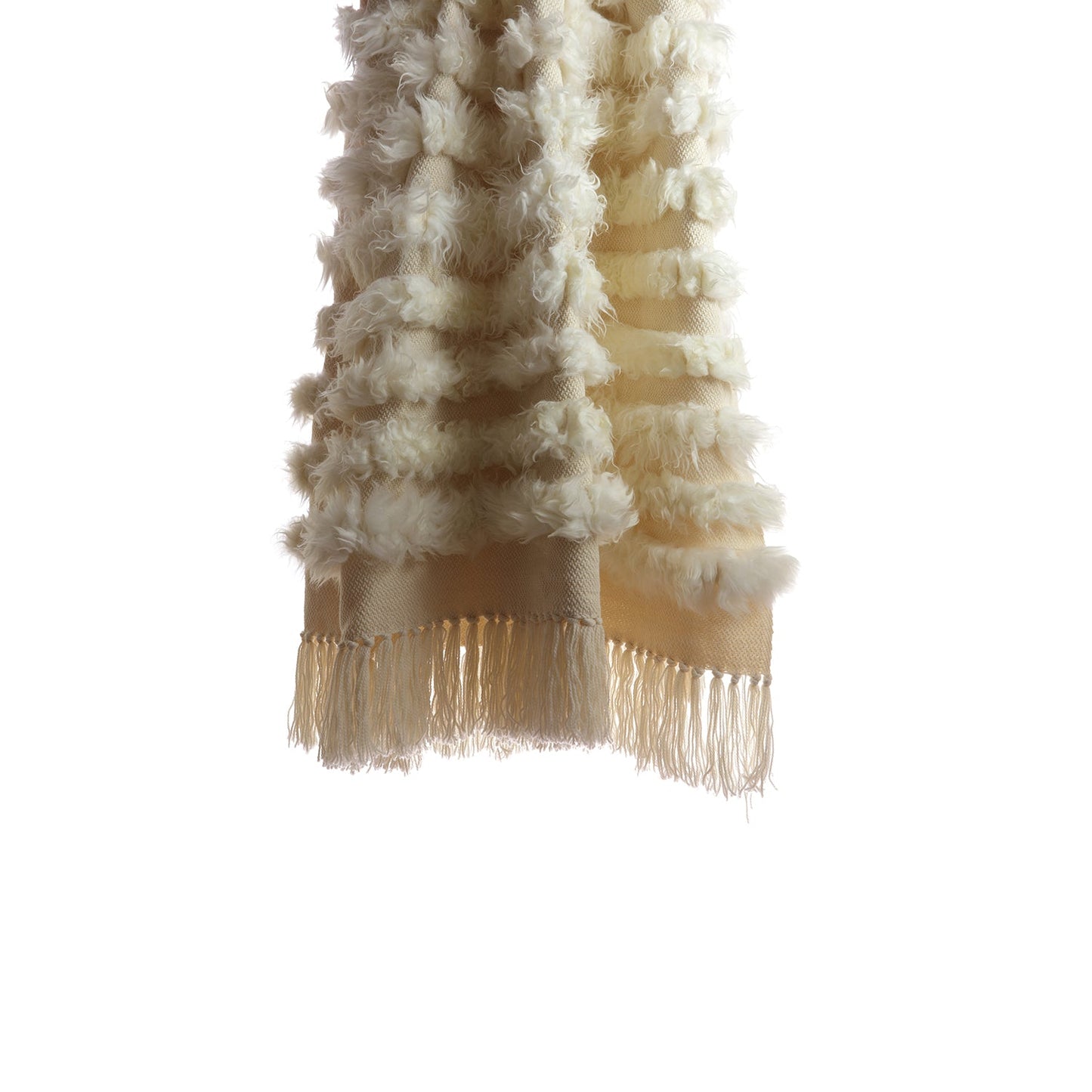 Lambskin Full Striped Blanket