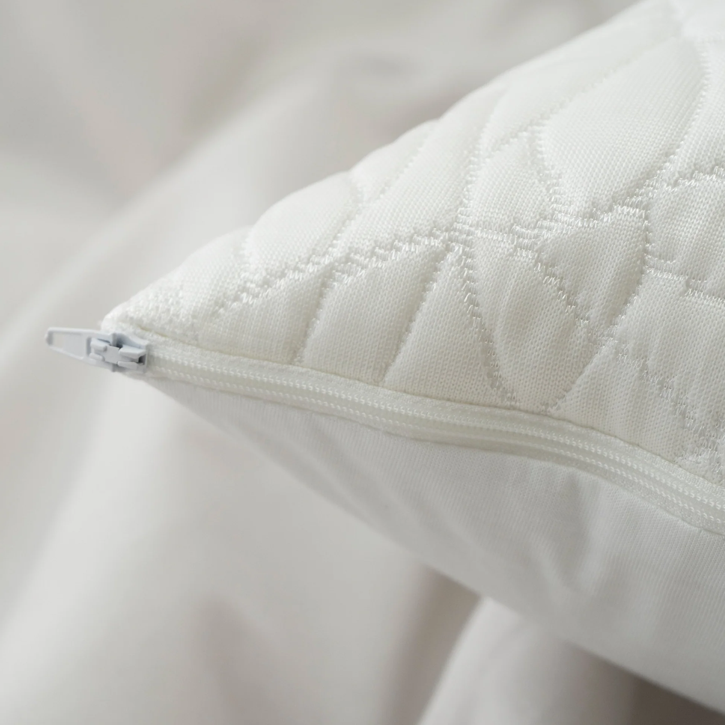 Snow Zippered Pillow Protector (1pk)