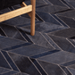 SPECIAL HERRINGBONE – Handcrafted Designer Cowhide Rug