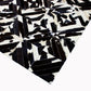 SQUARES – Black and White Patagonian Cowhide Rug