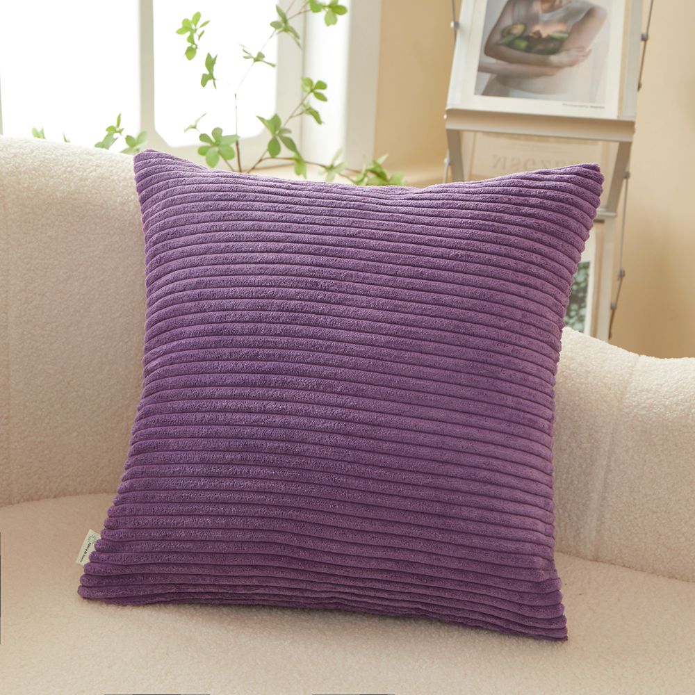 Stripe Throw Pillow (With Insert) 7 color options size 18x18 inch