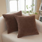 Set of 2 Polyester Blend soft hand feeling Throw Pillows (With or Without Inserts) 11 size  18"x18"