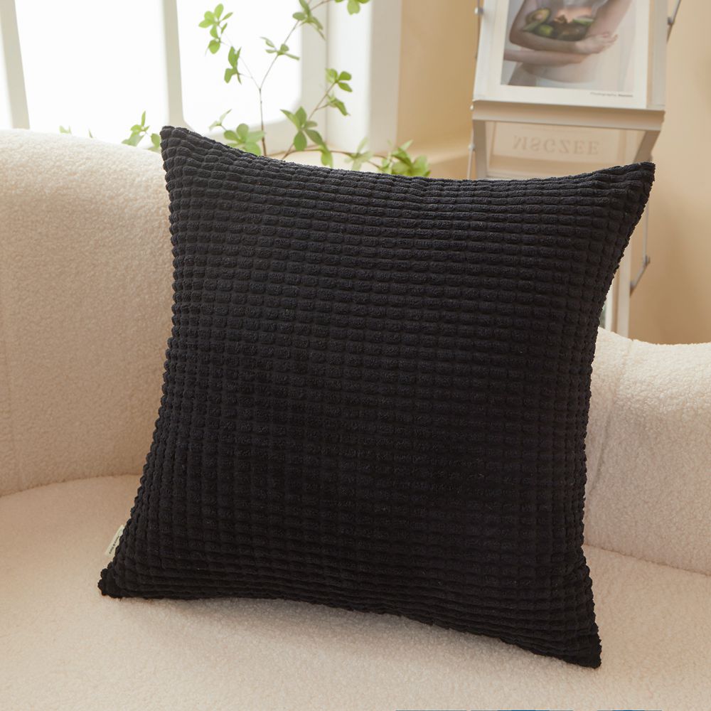 Polyester Blend soft hand feeling Throw Pillow (With 450g insert) 11 color options size 18"x18"