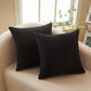 Polyester Blend soft hand feeling Throw Pillow (With 450g insert) 11 color options size 18"x18"