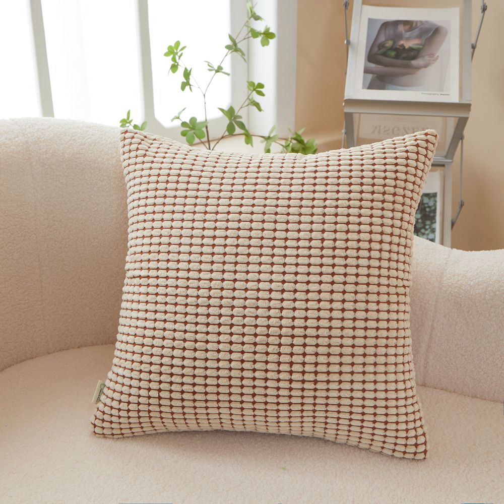 Polyester Blend soft hand feeling Throw Pillow (With 450g insert) 11 color options size 18"x18"