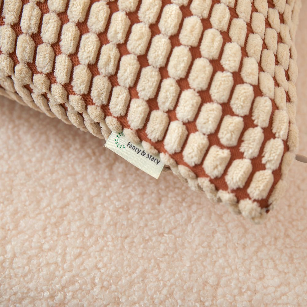 Polyester Blend soft hand feeling Throw Pillow (With 450g insert) 11 color options size 18"x18"