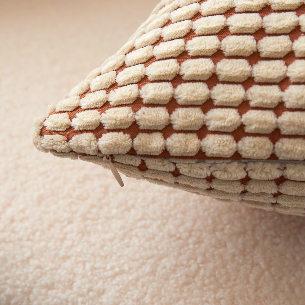 Polyester Blend soft hand feeling Throw Pillow (With 450g insert) 11 color options size 18"x18"