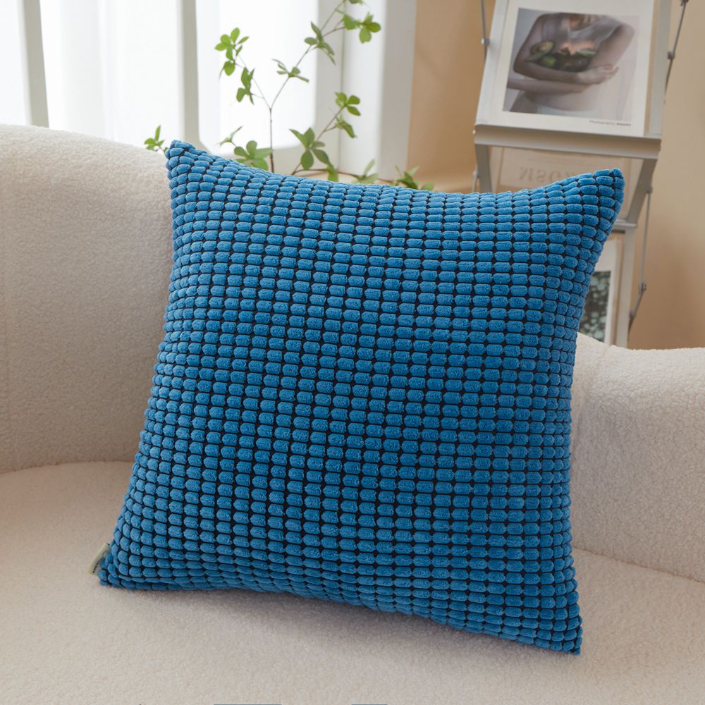 Polyester Blend soft hand feeling Throw Pillow (With 450g insert) 11 color options size 18"x18"