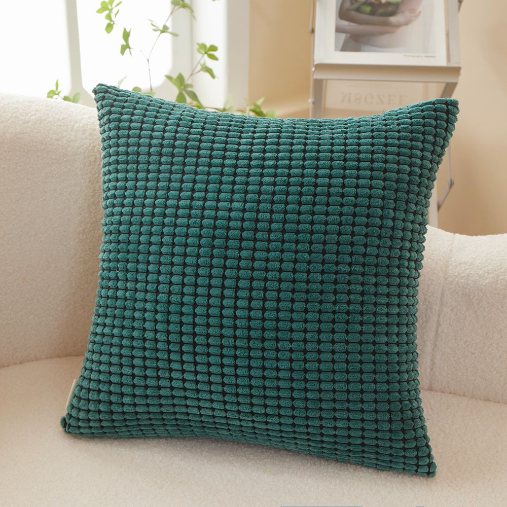 Polyester Blend soft hand feeling Throw Pillow (With 450g insert) 11 color options size 18"x18"