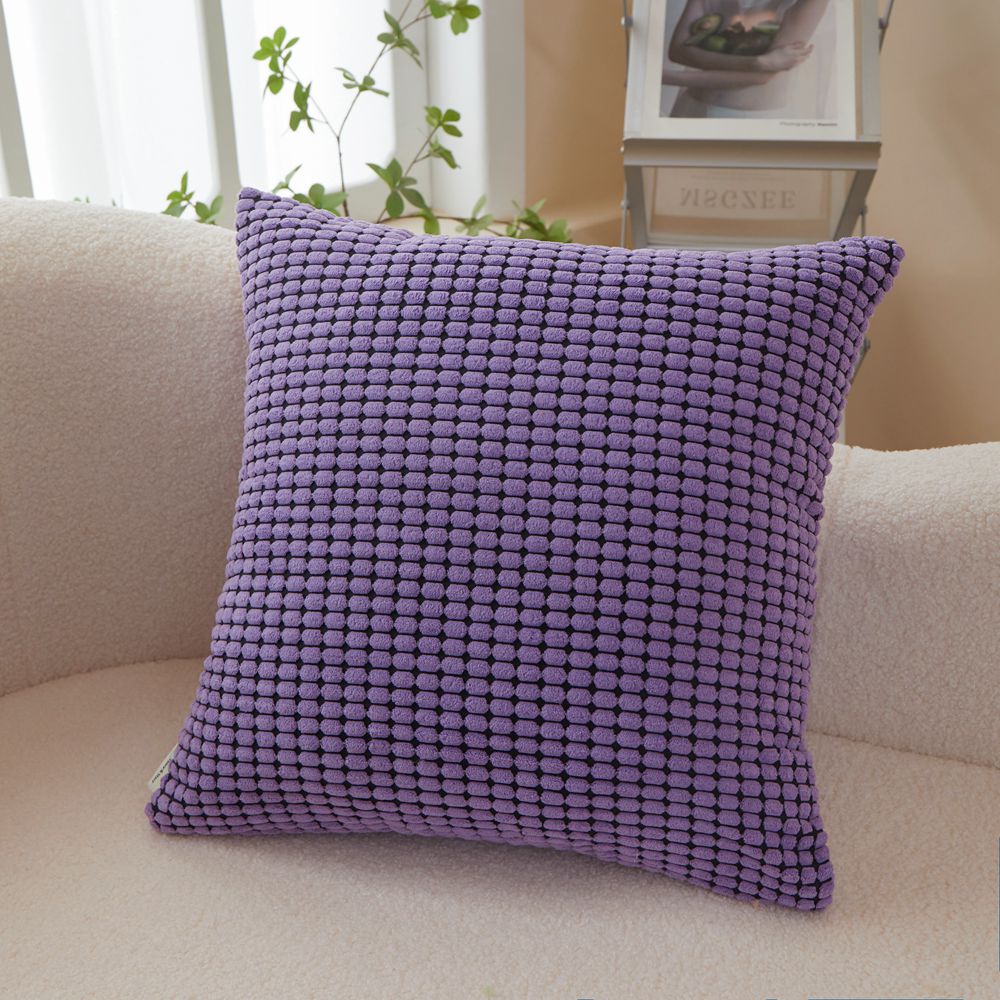 Polyester Blend soft hand feeling Throw Pillow (With 450g insert) 11 color options size 18"x18"