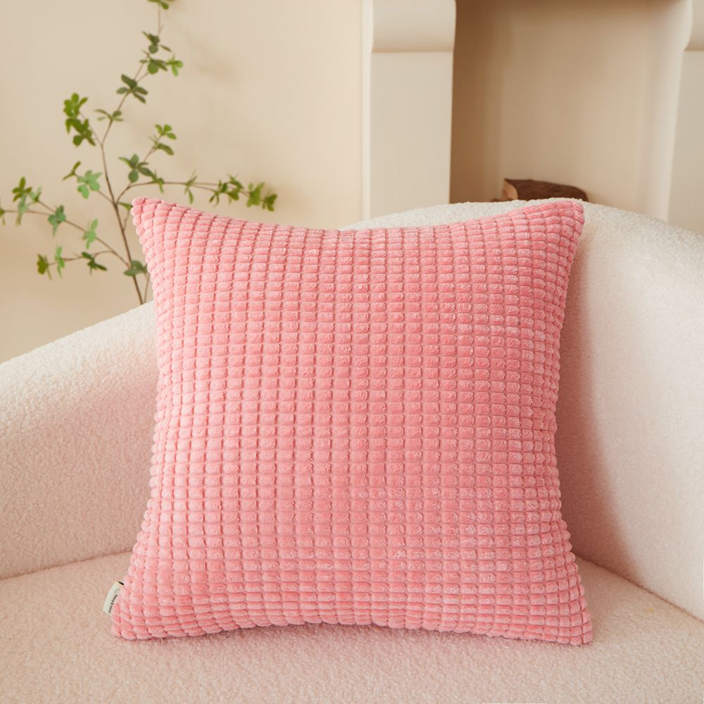 Set of 2 Polyester Blend soft hand feeling  Throw Pillow (With or Without insert)  size 18"x18""