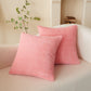 Set of 2 Polyester Blend soft hand feeling  Throw Pillow (With or Without insert)  size 18"x18""