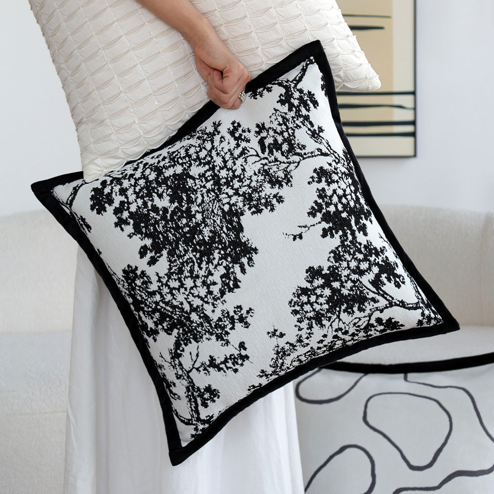 Tranquil Touches: Pack of 1 Throw Pillow with 450g Insert size of 18"x18"