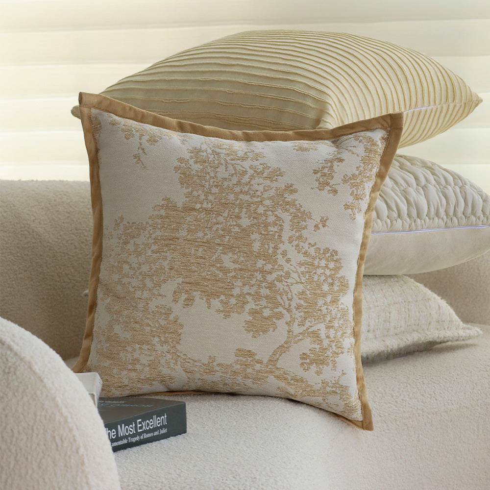 Tranquil Touches: Pack of 1 Throw Pillow with 450g Insert size of 18"x18"