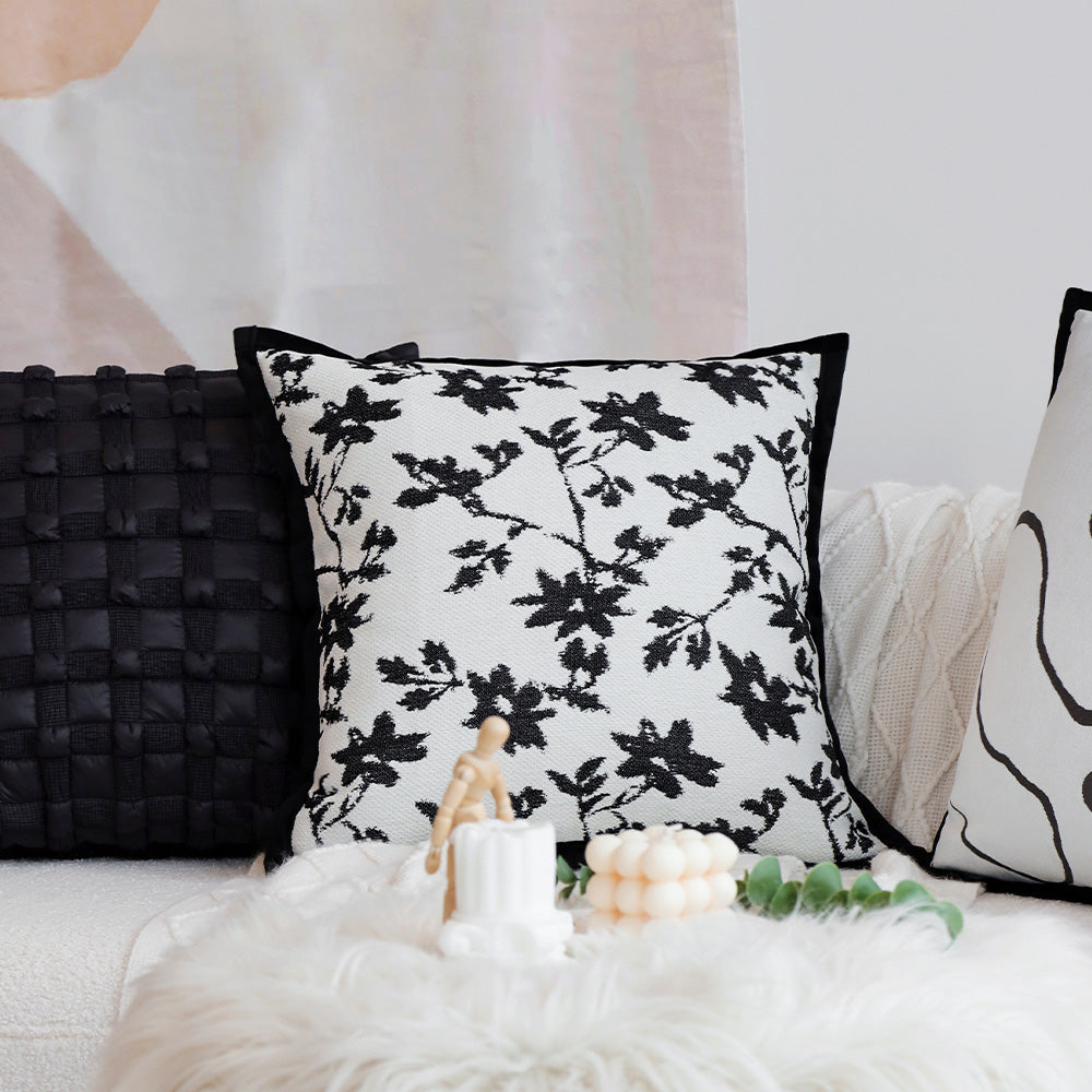 Tranquil Touches: Pack of 1 Throw Pillow with 450g Insert size of 18"x18"