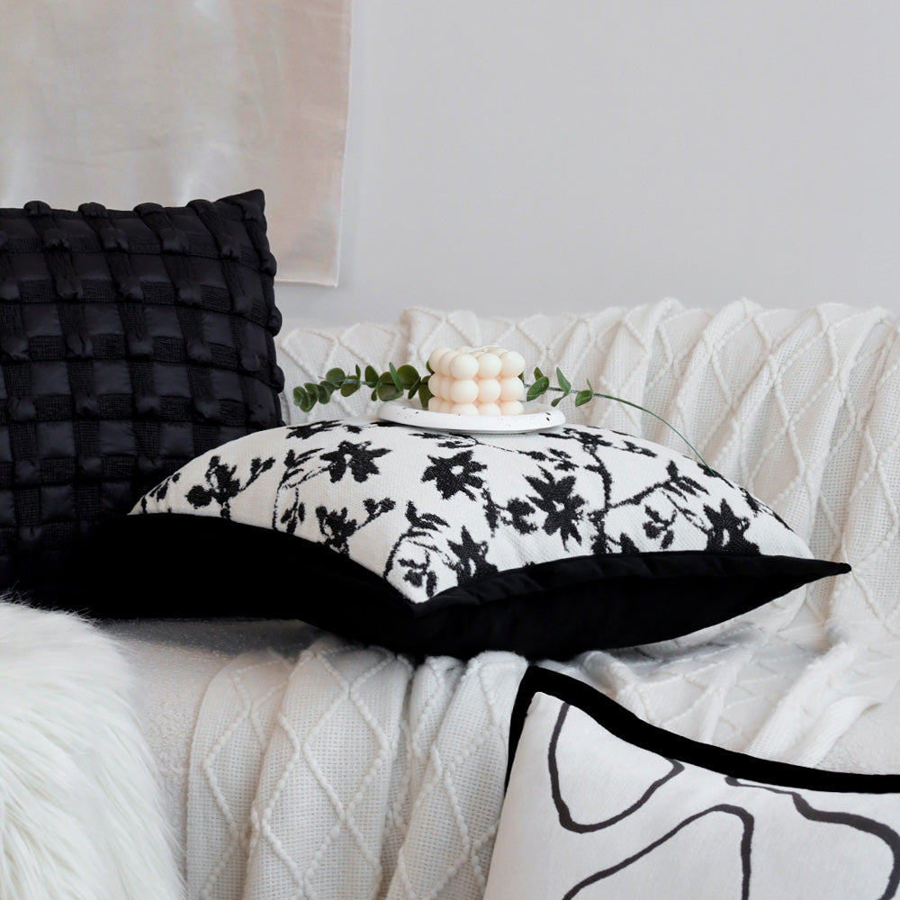 Tranquil Touches: Pack of 1 Throw Pillow with 450g Insert size of 18"x18"