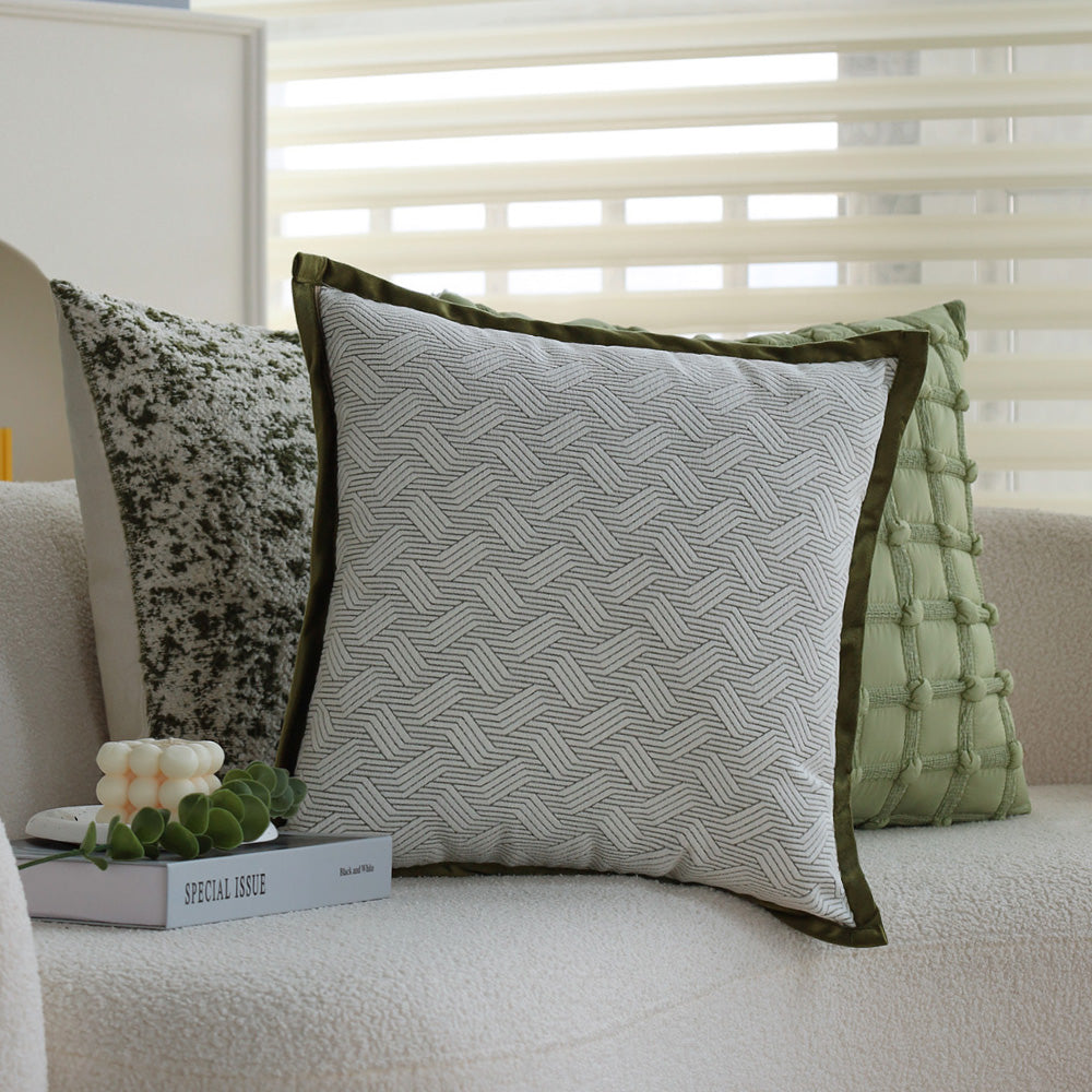 Tranquil Touches: Pack of 1 Throw Pillow with 450g Insert size of 18"x18"