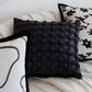 18"x18" Square Throw Pillow | Textured Woven Jacquard Design | Soft Polyester Cushion Cover | 2 Insert Options | Available in Neutral & Bold Colors