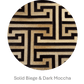 T MODEL – Maze-Inspired Cowhide Patch Rug