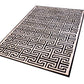 T MODEL – Maze-Inspired Cowhide Patch Rug