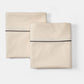 Cotton Bed Pillowcases with Classic Piping Design