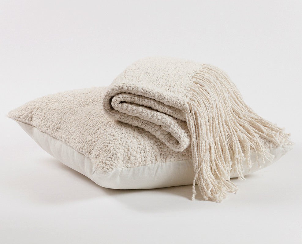 Rustic Organic Cotton Pillow